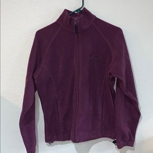 Columbia maroon women’s zip up